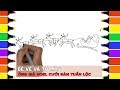 Bé vẽ Ông già noel cưỡi đàn tuần lộc | Santa Claus and Reindeer | Tự học tự làm