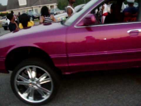  grand marquis on 26s charger bubble on 26s chevy box chevy donk