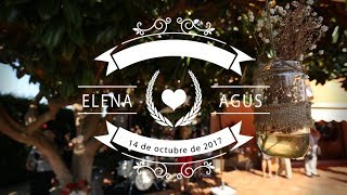 Vídeo Resumen Boda Elena y Agus 14 de octubre de 2017. Los Jardines de Arbesú, Siero.