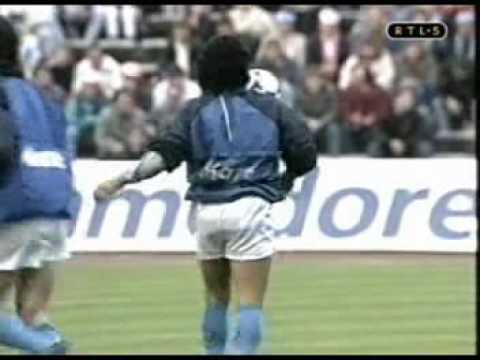 Riscaldamento Maradona