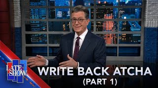 Stephen Colbert Recaps A Crazy Summer, Part 1: Trump’s Mugshot, Cocaine in The W