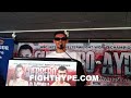 ROBERT GUERRERO CALLS OUT MAYWEATHER AT POST-FIGHT PRESS CONFERENCE