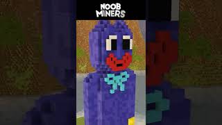 Minecraft Huggy Wuggy. Construction Challenge In Minecraft.