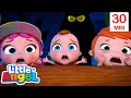 Night-Time Camping Song! | Animal Learning Videos | Little Angel Kids Songs & Nursery Rhymes