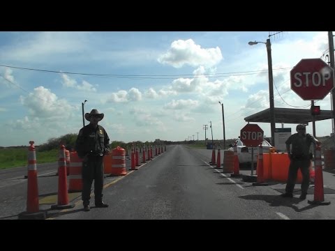 BORDER PATROL CHECKPOINT, BOCA CHICA HWY, TEXAS, USA