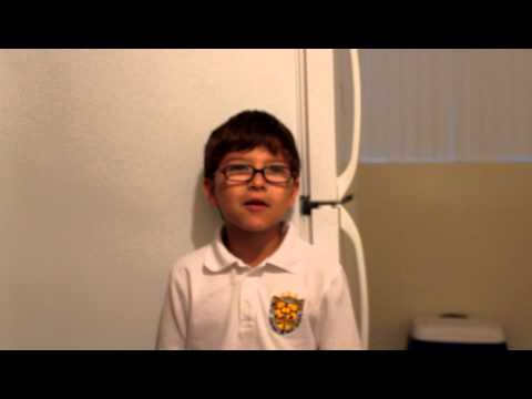 Connor's raising money for St Vincent's School