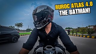 Ruroc Atlas 4.0 The Batman Dji Action 5 Pro Test On Ninja Zx10R