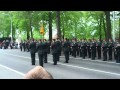 Aankomst Vaandelwacht dodenherdenking Militair Ereveld Grebbeberg 2012
