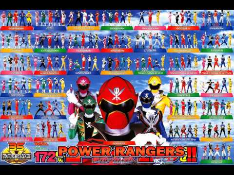 Power Rangers Mighty Morphin to Mega Force theme songs Mix