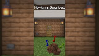 ✓Minecraft: How To Make A Working Doorbell (Super Easy)