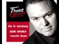 Frans Bauer - Als ik vandaag een wens mocht doen (+songtekst)