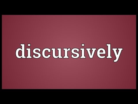 Header of discursively