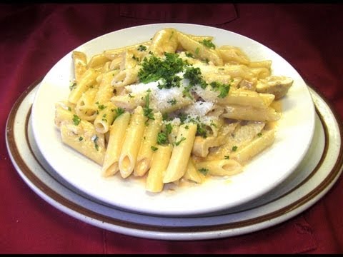 VIDEO : three cheese penne alfredo - if you love fettuccine alfredo, you are going to love this dish. follow my instructions in this episode to cook yourself up a penneif you love fettuccine alfredo, you are going to love this dish. follo ...