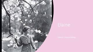 Watch Edna St Vincent Millay Elaine video