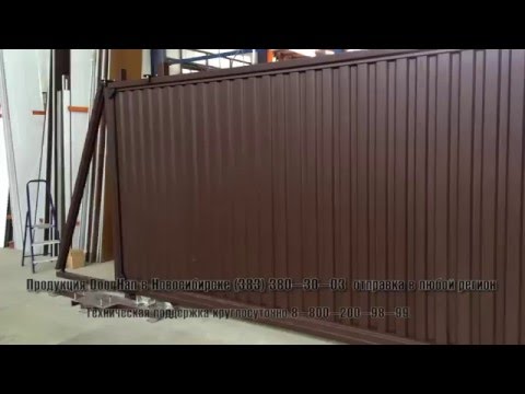 Обзор откатных ворот сварные ворота встворе с калиткой на заказ в спб в спб