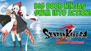 Big Boob Ninjas Swim Into Action! Senran Kagura Burst Re: Newal!