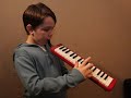 THE AMAZING MELODICA ! - Liams Lessons 2 nd - 5th on Melodica.