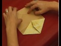 Karácsonyi ajándéktasak készítés, origami
