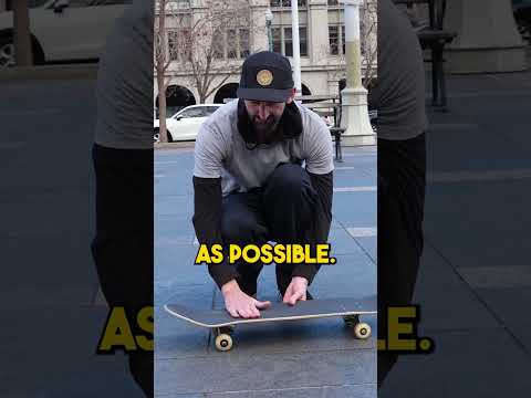 The essential beginner front shove HACK  #skateboarding #brailleskateboarding #skateboard