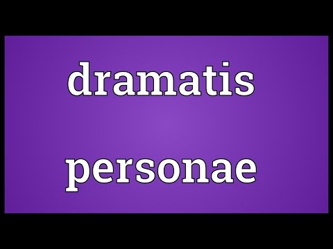 Header of Personae