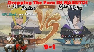 DROPPING THE FANS IN NARUTO STORM 4 LIVE, MARK WENT 9-1 (BEST NARUTO PLAYER EVER?) RDC
