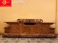 2 mẫu Kệ TiVi Gõ Đỏ Đẹp và Sang Trọng
