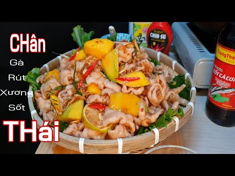 Cách làm sốt thái trộn chân gà
