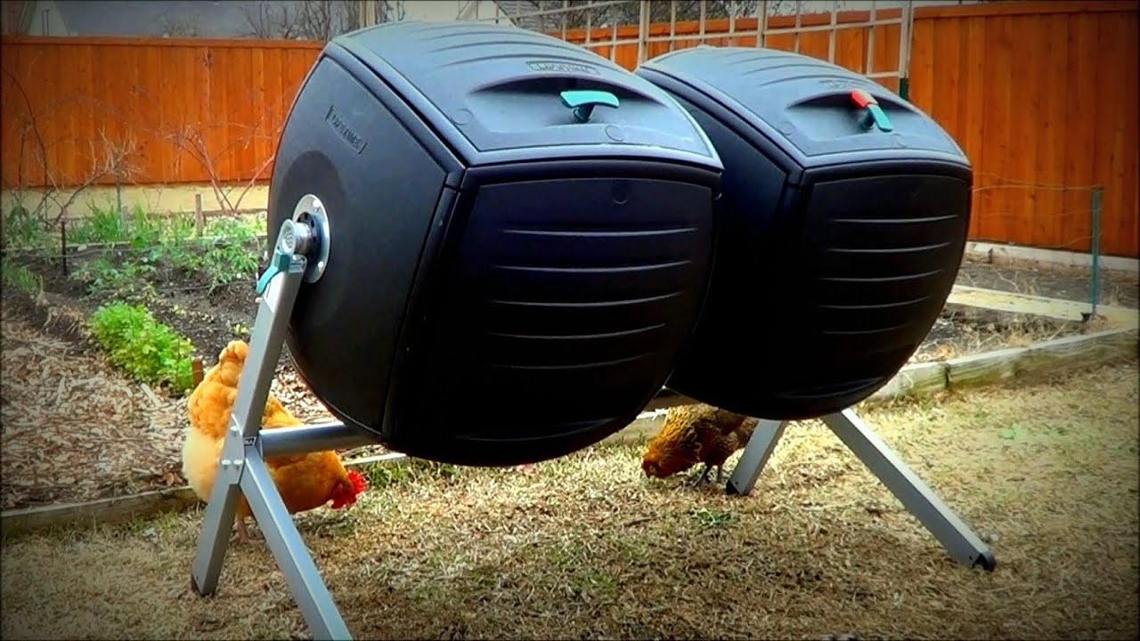 tumbler composter Dual with Composting Lifetime to Tumbler Compost the