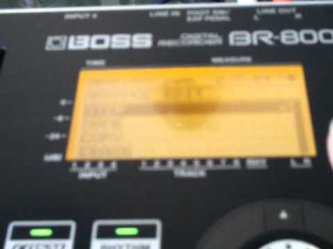 BOSS BR-800 General Recording Steps - Pt 5