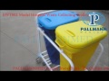 WANROOEMED dirty linen with bag, Trolley clean,Waste Trolley