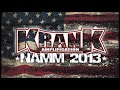 The Koffin Kats' Ian Jarrell t the Krank booth, NAMM 2013 Performance