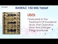 RANTAC 150 MG Tablet - Uses, Dosage, Side Effects, Price, Composition | Lybrate | #KnowYourMedicine