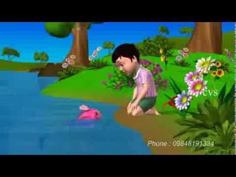 Machli jal ki rani hai Fish 3D Animation Hindi Nursery rhymes...