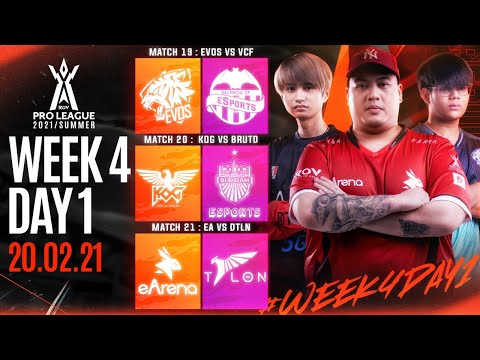 Regular Season | Week 4 Day 1 | RoV Pro League 2021 Summer