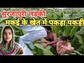 Surjapuri लड़की मकई के खेत में पकड़ा पकड़ी #surjapuricomedy #surjapurinatakvideo #surjapurivideo