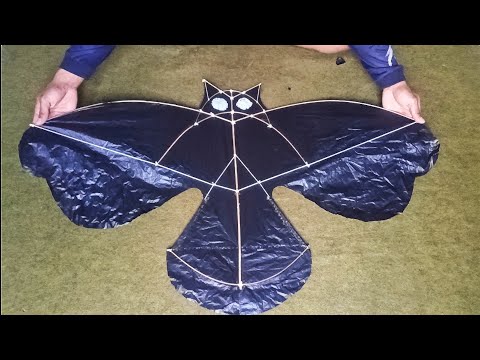 Cara membuat layangan sikepok || how to make a bird kite
