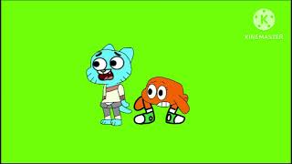 The Amazing World Of Gumball Green Screen Bigtraindeuce5878