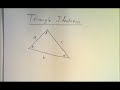 Triangle Identities (Law of Sines and Law of Cosines)