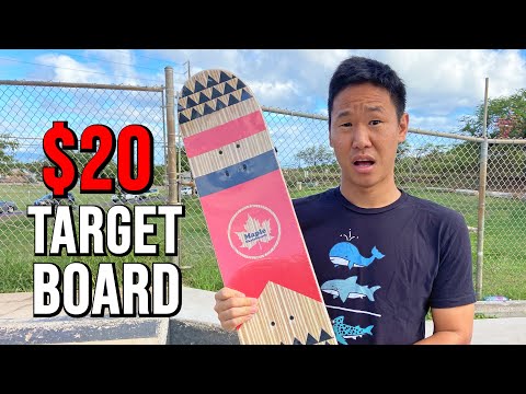 The CHEAPEST SKATEBOARD AT TARGET | Can I 360 Hardflip A $20 Target Board?!
