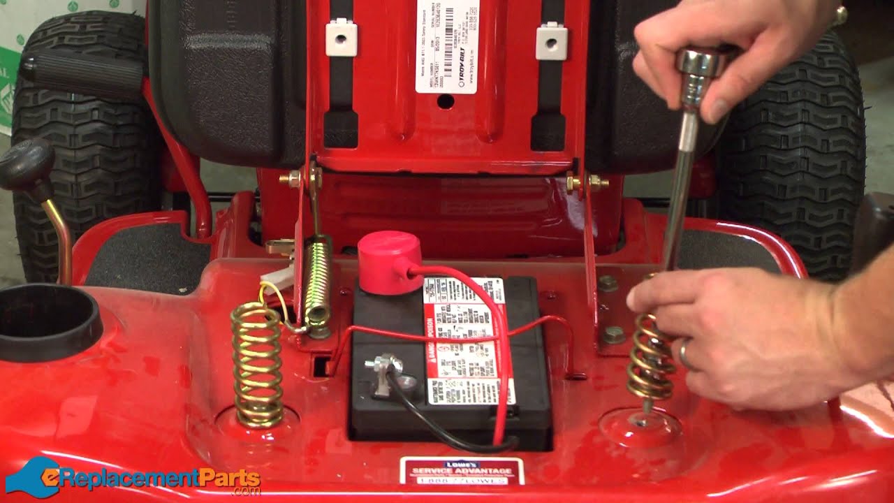 How to Replace the Seat Springs on a Troy-Bilt Pony Lawn Tractor (Part