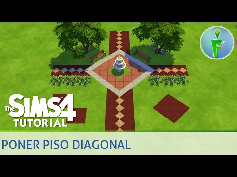 Poner piso en triangulo en Los Sims 4 - Tutorial | Piso diagonal
