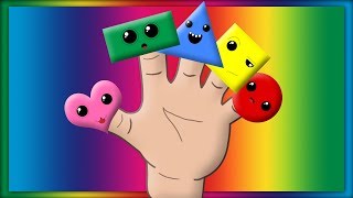 Learn Colors & Shapes Finger Family Learning Colors - Abc Baby Songs