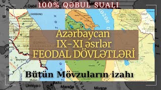 Azərbaycan Ix-Xi Əsrlər Feodal Dövlətlər Şirvanşah,Saci,Salari,Rəvvadi,Şəddadi Və Slavyan Hüları