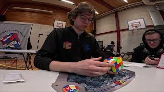 5.37 Mo3R All My 3X3 Solves From Flatåsen Open 2025