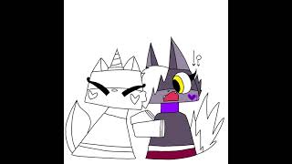 Unikitty Kisses Wolfpup?
