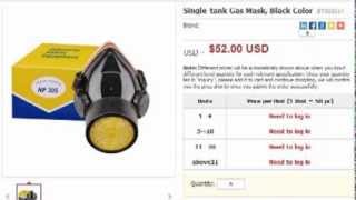 Single Tank Gas Mask