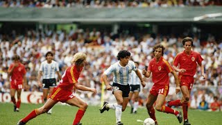 Diego Maradona Vs Belgium 1986 World Cup Semi-Final
