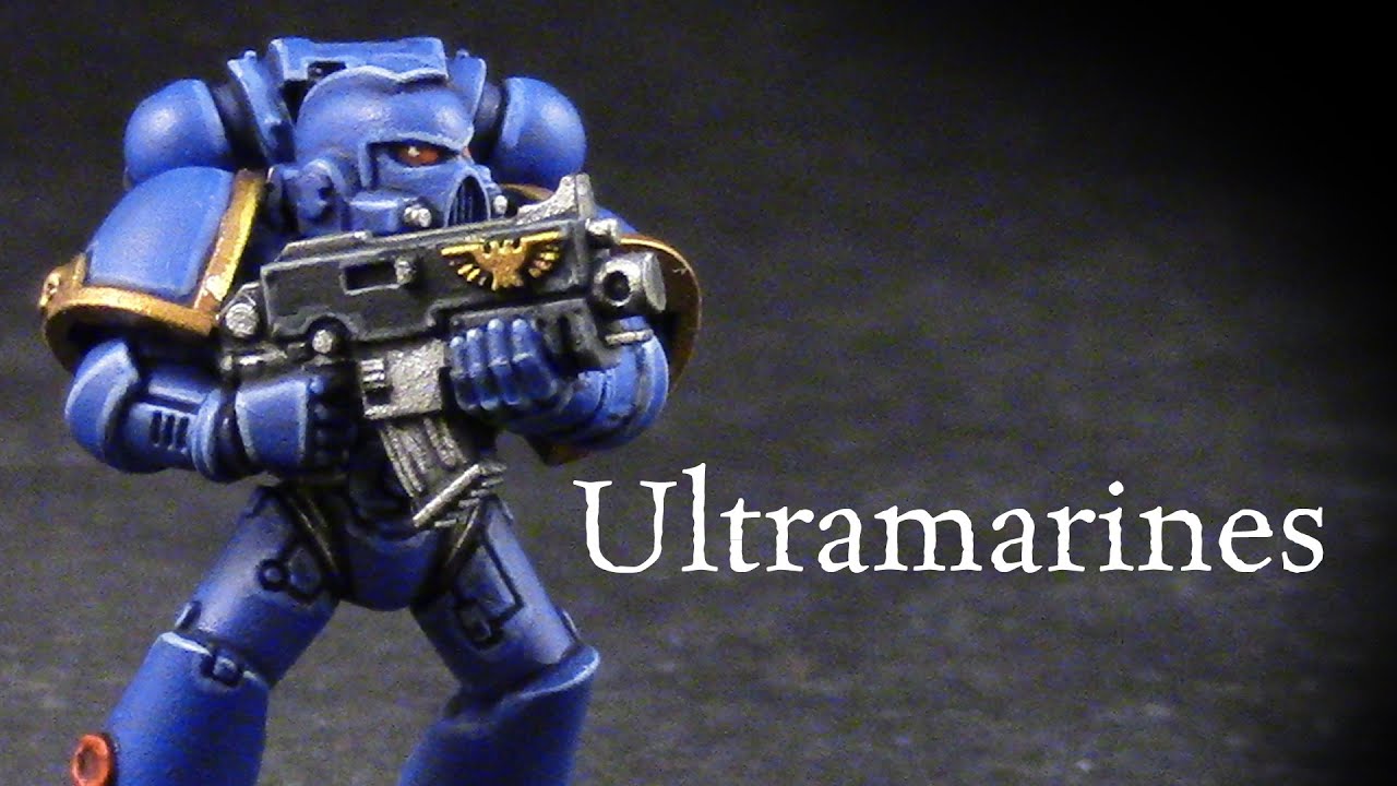 How to paint Ultramarines Space Marines - YouTube