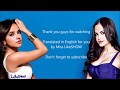 Becky G, Natti Natasha Sin Pijama WITH NO PAJAMAS Spanish & English Lyrics