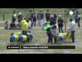 Shear determination on the football field in Colombia - no comment